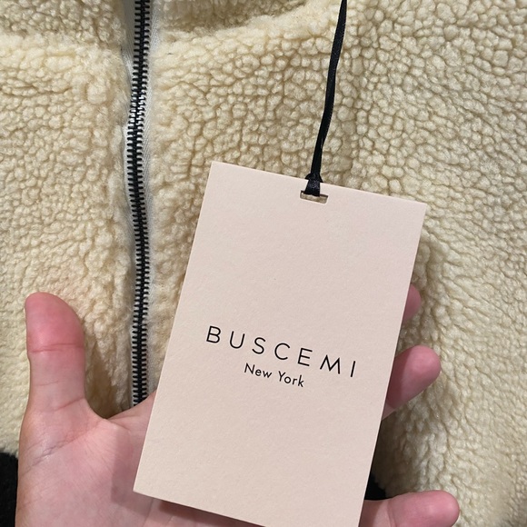 NWT Buscemi New York shearling anorak - Picture 7 of 8